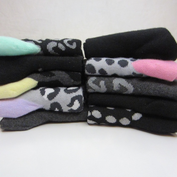NOBO No Boundries Shortie Crew 10 Pack Women's Socks NWT Size 4-10 - Picture 2 of 3